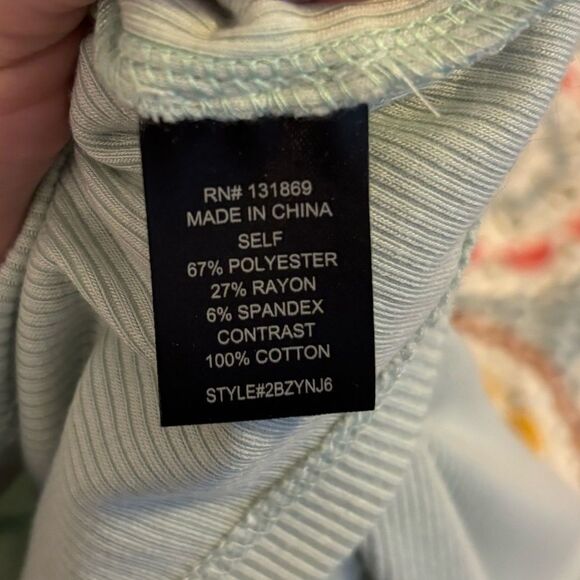 Honey & Sparkle Girls Mint Green Ruffle Sleeve Top Size Medium - Picture 6 of 7